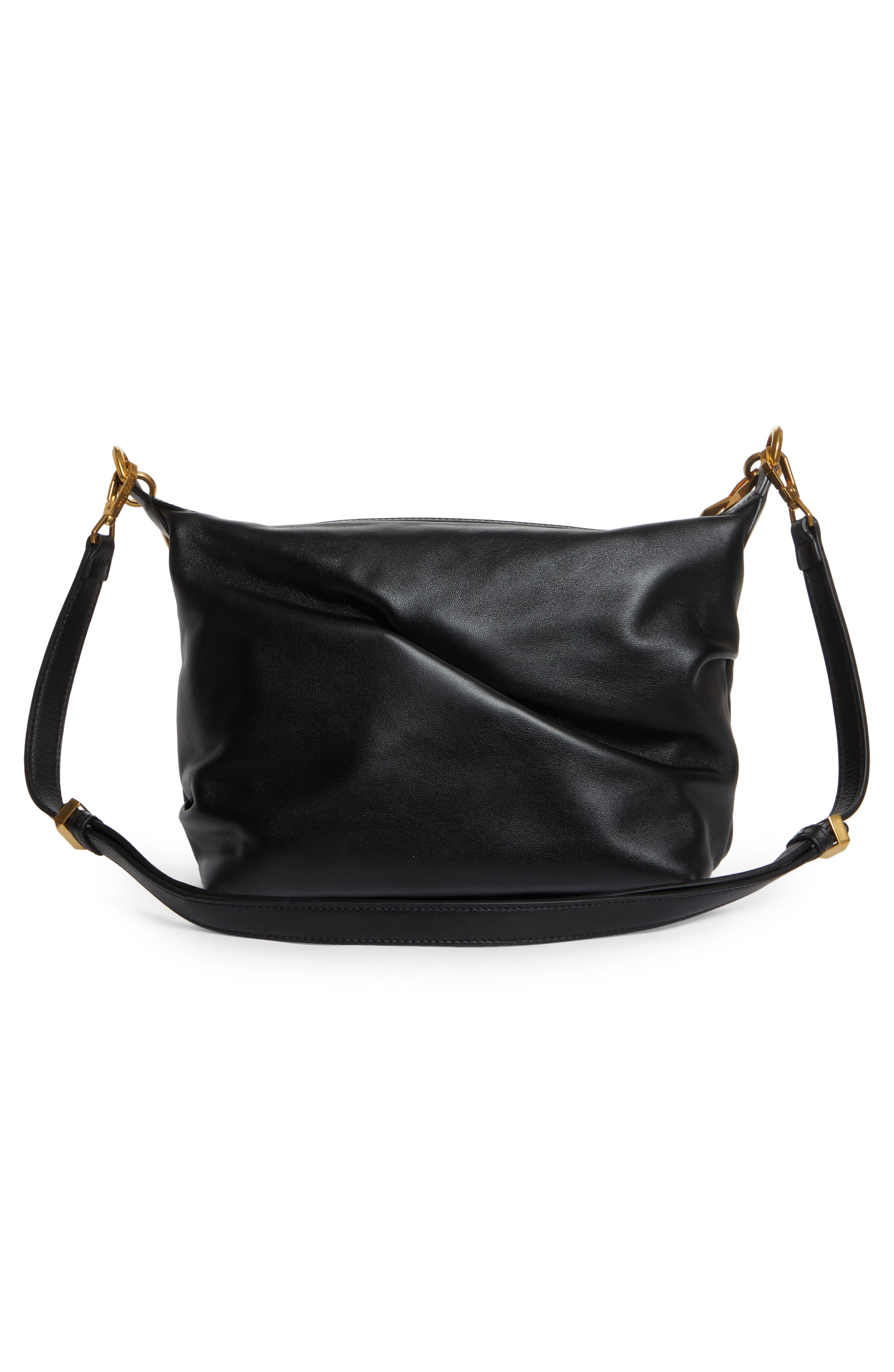 Jimmy Choo Small Diamond Leather Hobo Bag, Alternate, color, 