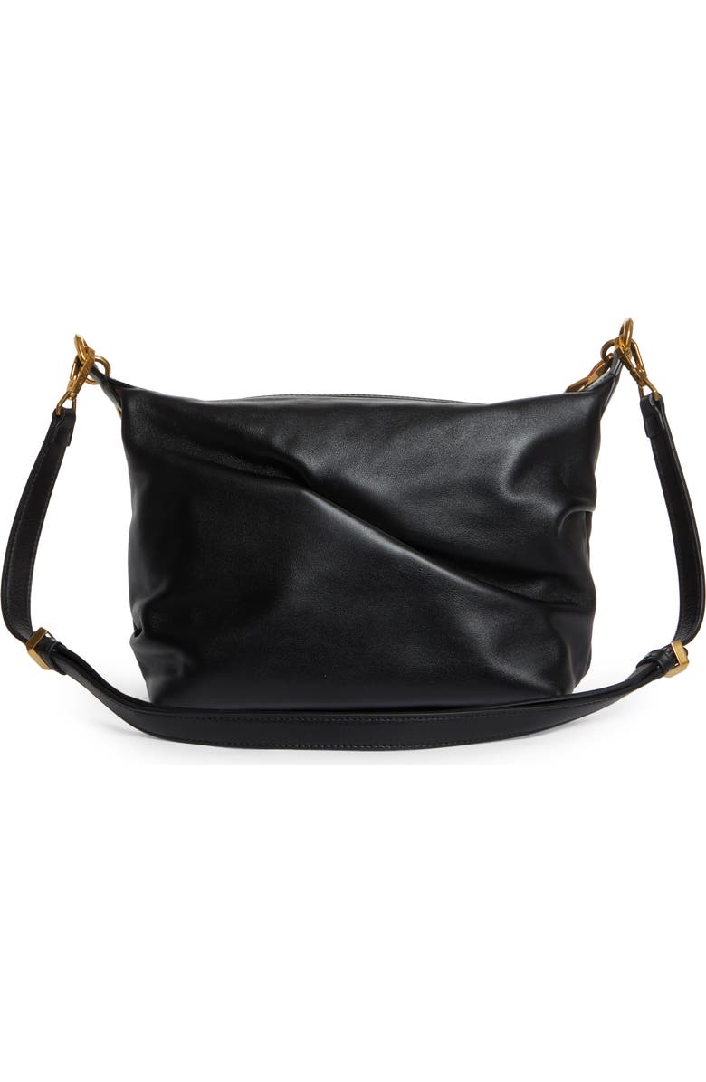 Jimmy Choo Small Diamond Leather Hobo Bag, Alternate, color,