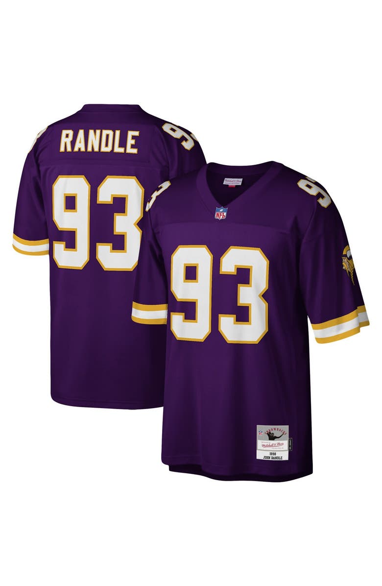 Mitchell & Ness Men's Mitchell & Ness John Randle Purple Minnesota Vikings Legacy Replica Jersey, Main, color,