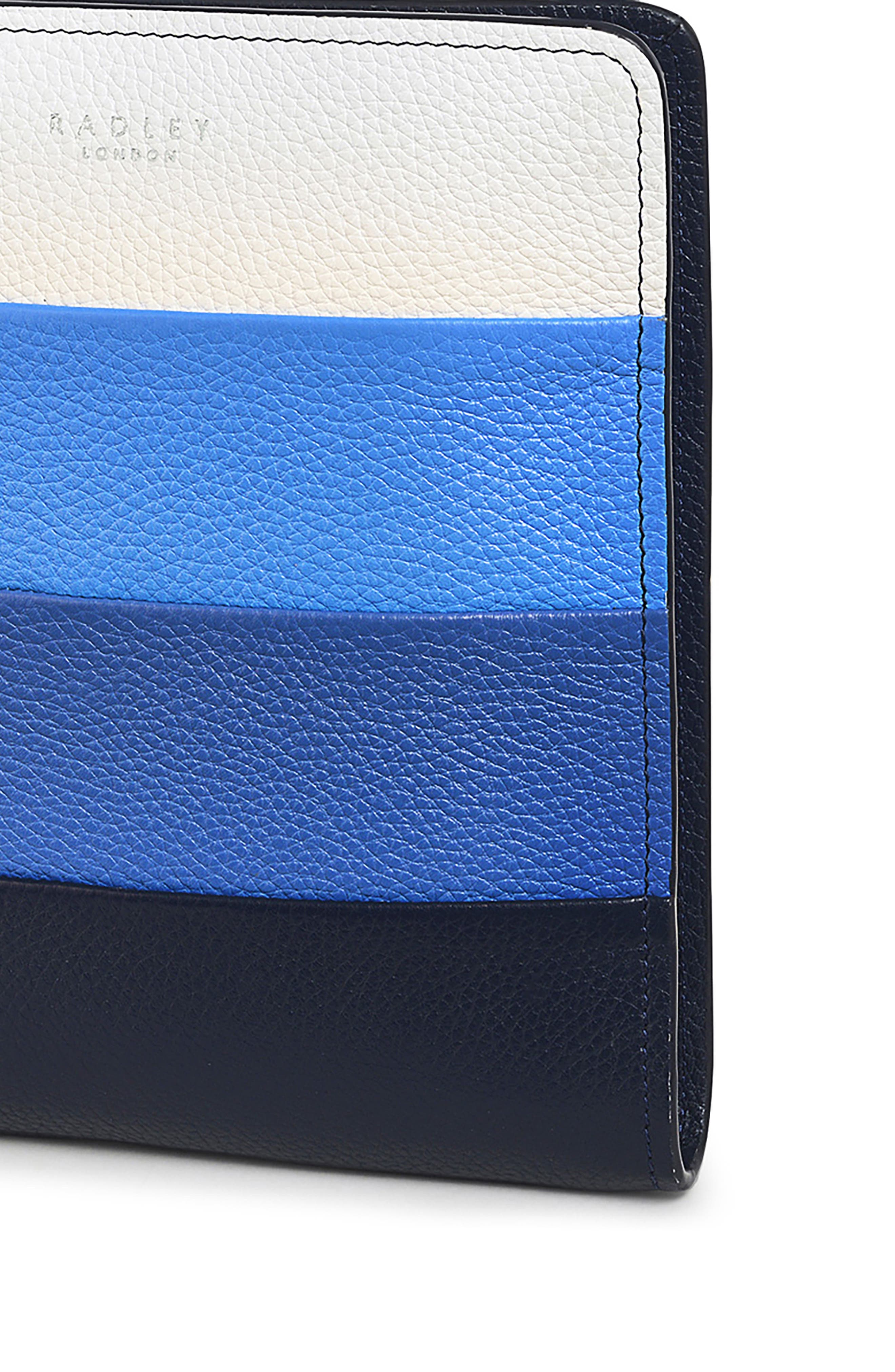 Radley Summer Street Stripe Mini Crossbody Bag, Alternate, color, Ink