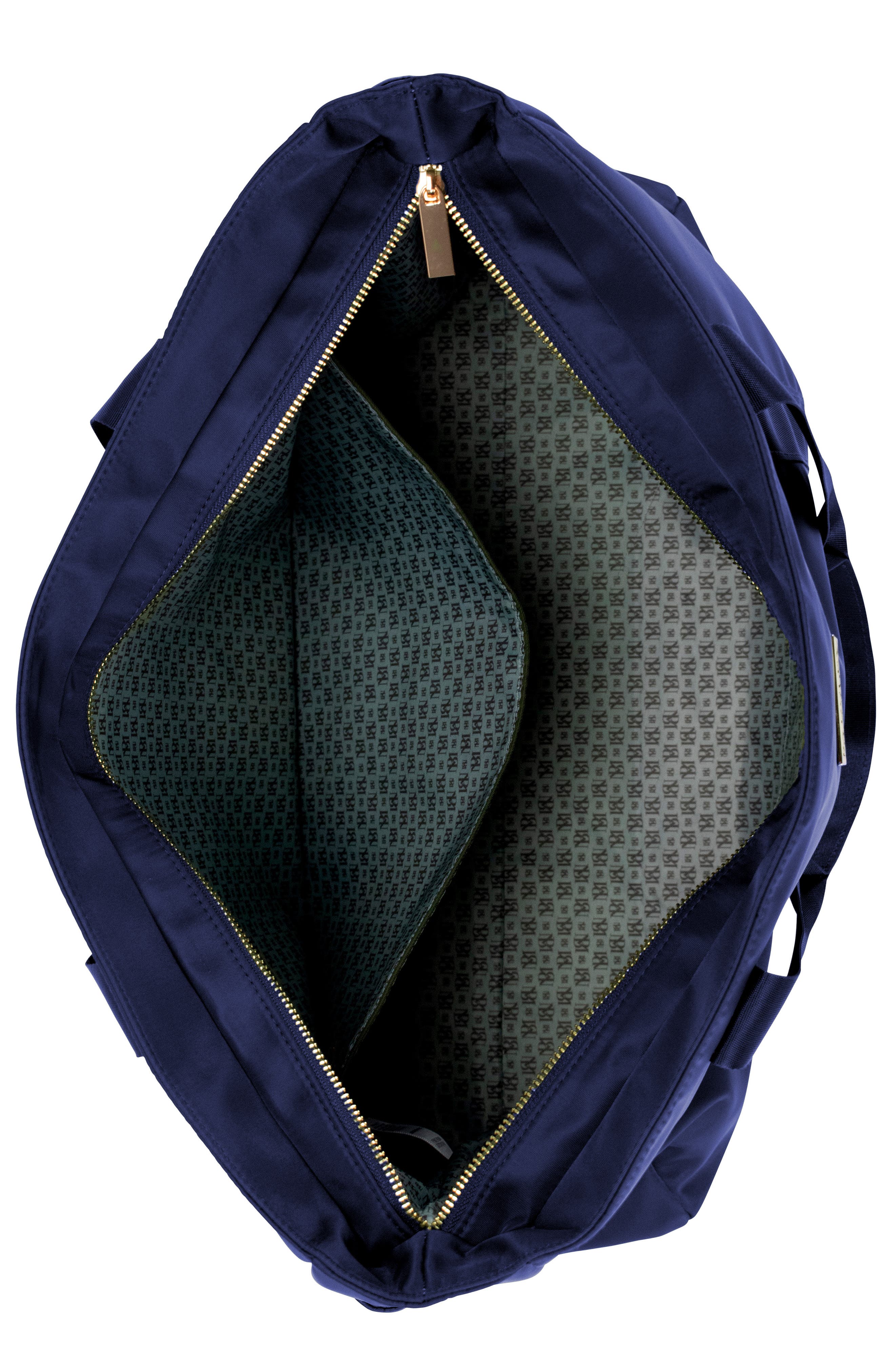 Uncomplicated Nylon Weekender Duffel Bag, Alternate, color, Navy