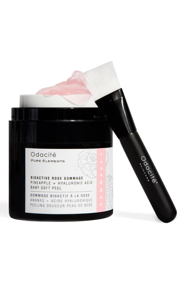 Odacité Bioactive Rose Gommage Pineapple + Hyaluronic Acid Peel, Main, color, 
