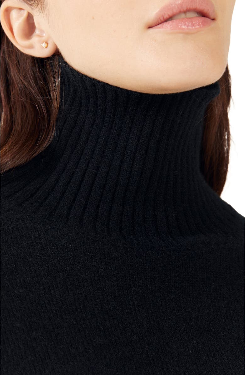 Italic Emma Cashmere Relaxed Turtleneck Sweater, Alternate, color,