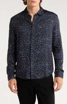 John Varvatos Rodney Hidden Placket Button-Up Shirt