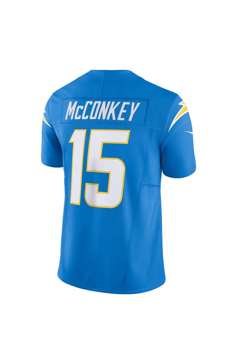 Nike Men's Nike Ladd McConkey Powder Blue Los Angeles Chargers Team Vapor F.U.S.E. Limited Jersey, Alternate, color, Powder Blue