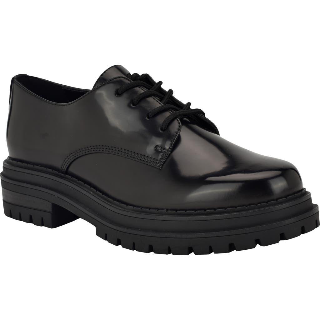 Calvin Klein Graysil Platform Derby In Black