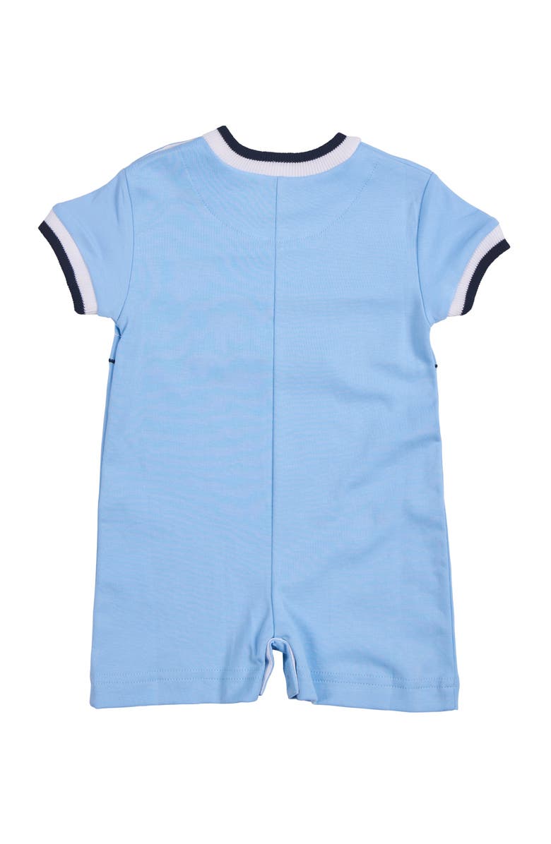 Florence Eiseman Knit Shortall With Tennis Ball, Alternate, color, Light Blue