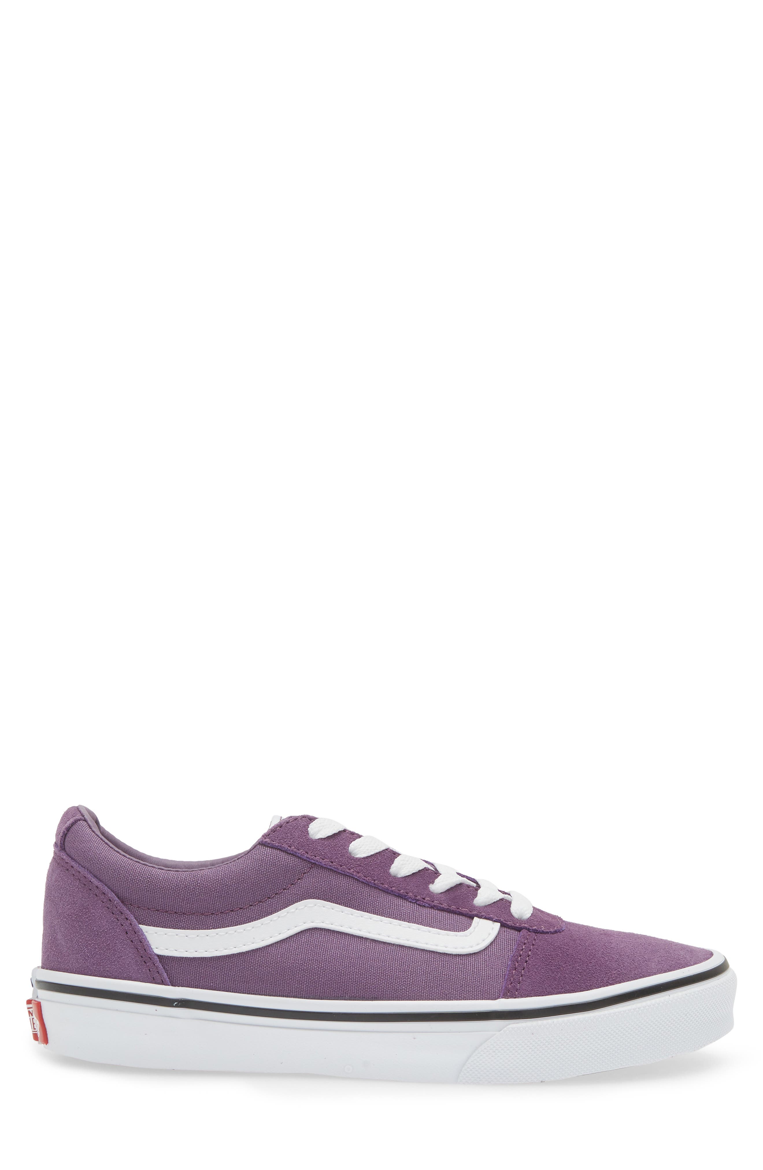 Kids' Ward Sneaker, Alternate, color, SUEDE/ CANVAS GRAPE JAM