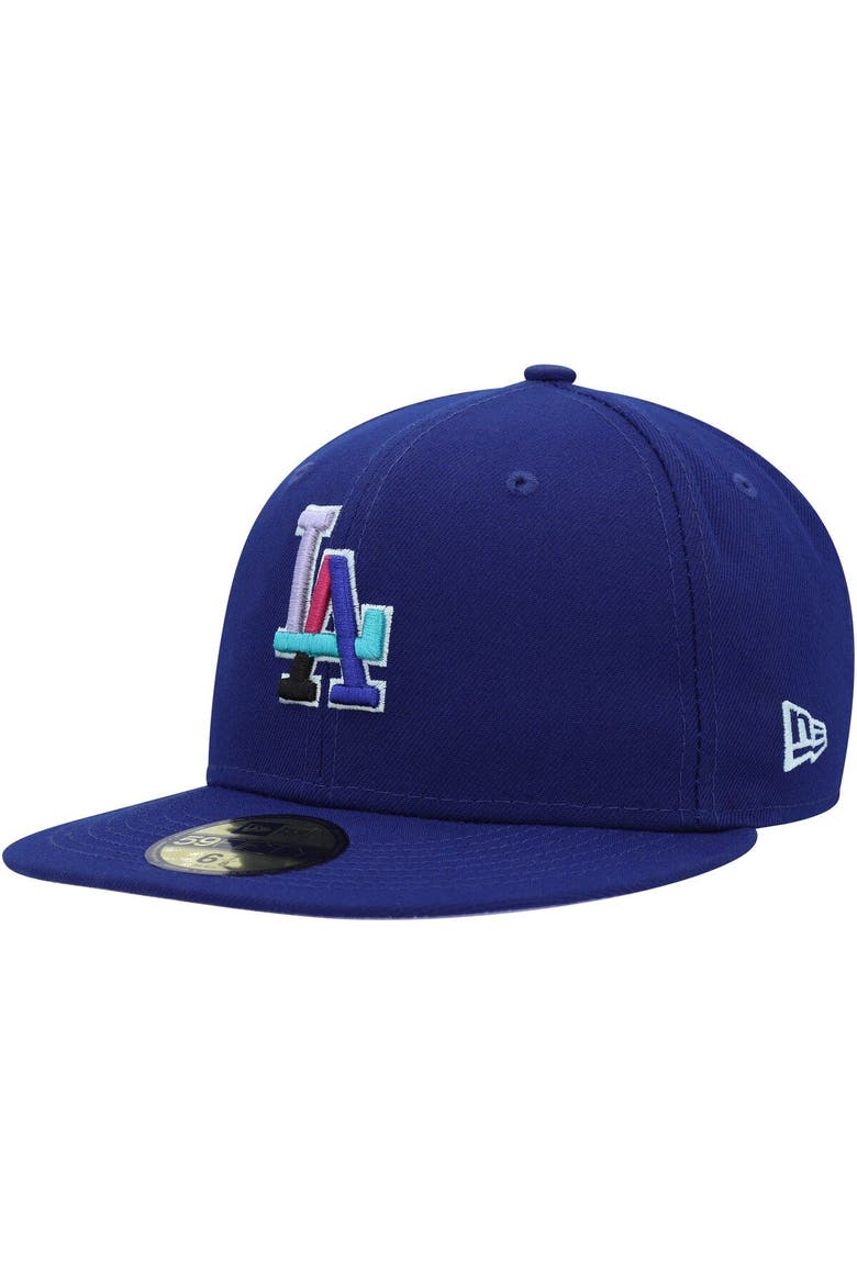Men's New Era Royal Los Angeles Dodgers 1988 World Series Polar Lights 59FIFTY Fitted Hat, Alternate, color, Royal