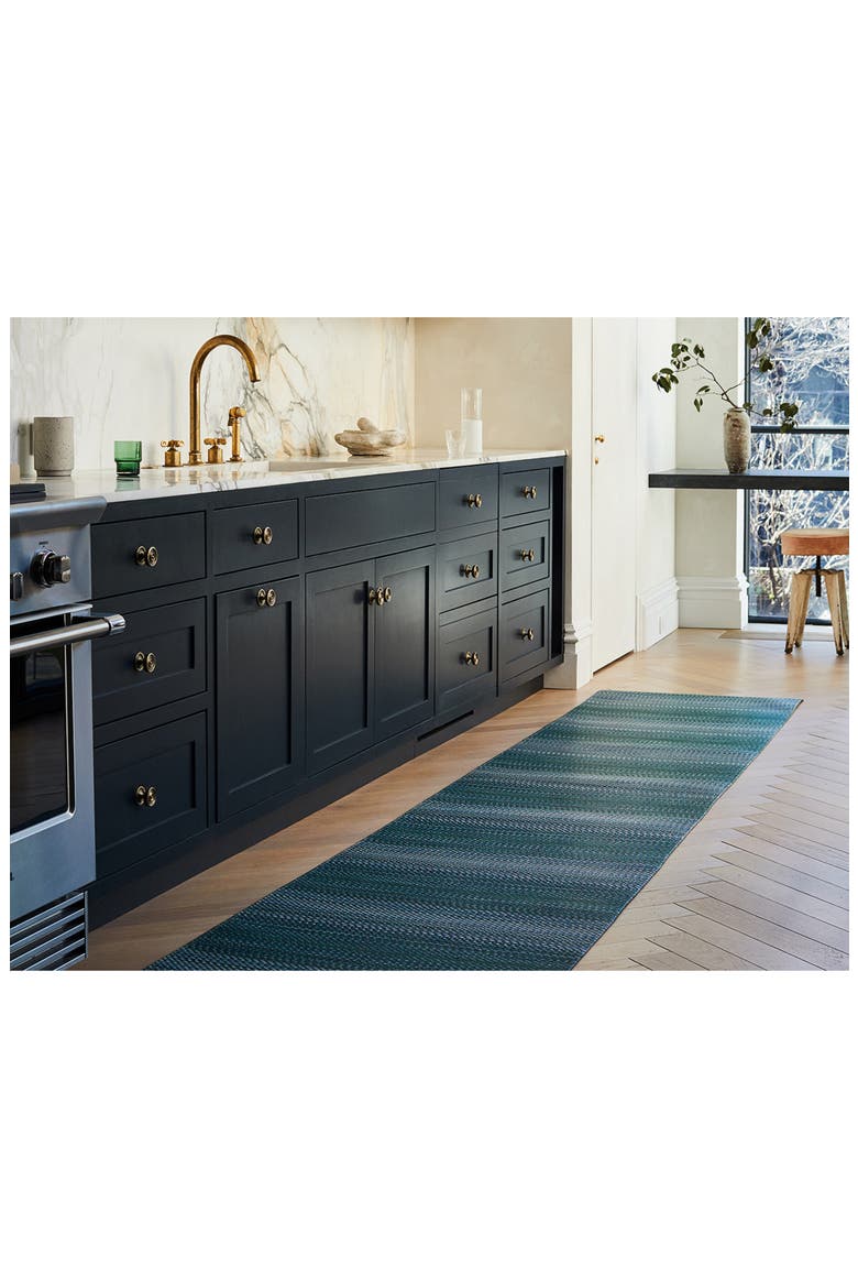 Quill Herringbone Indoor/Outdoor Floor Mat, Alternate, color, FOREST