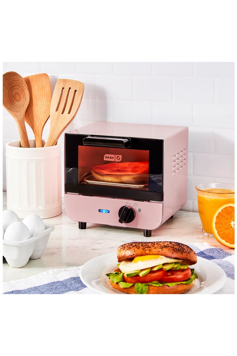 Mini Toaster Oven, Alternate, color, PINK