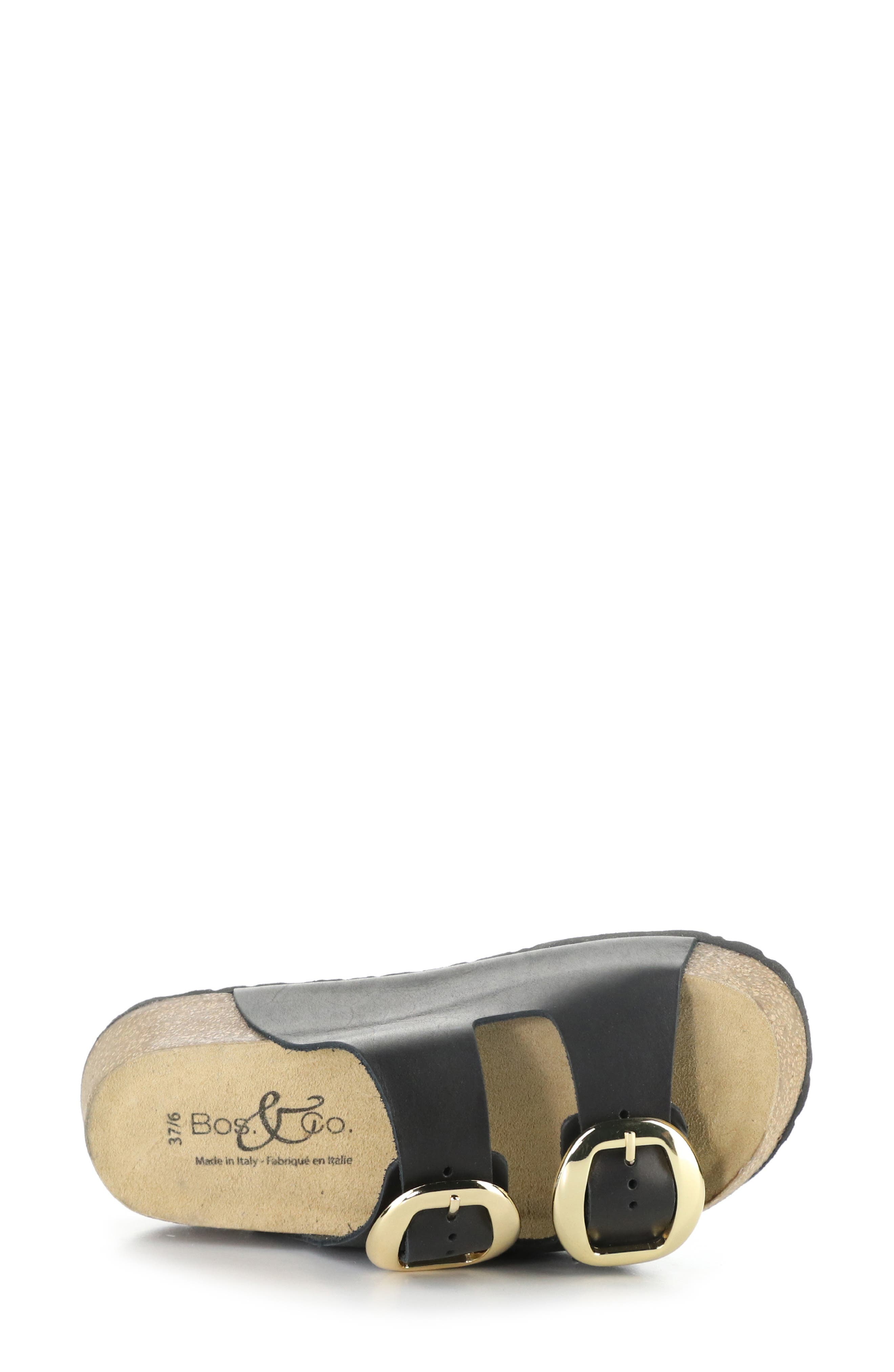 Bos. & Co. Cessi Sandal, Alternate, color, Black