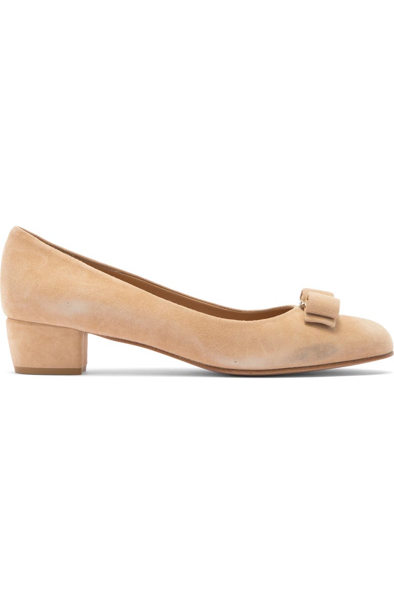 FERRAGAMO Vara Kitten Heel Pump, Alternate, color,