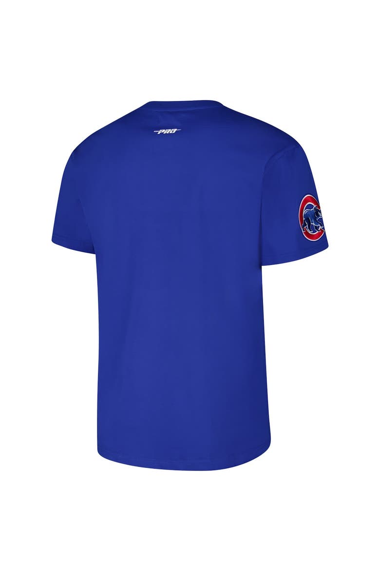 Men's Pro Standard Royal Chicago Cubs Turn It Up Dropped Shoulder T-Shirt, Alternate, color, Royal