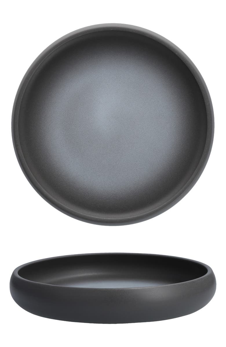 Fortessa Cloud Terre Arlo Set of 4 Bowls, Main, color, Charcoal