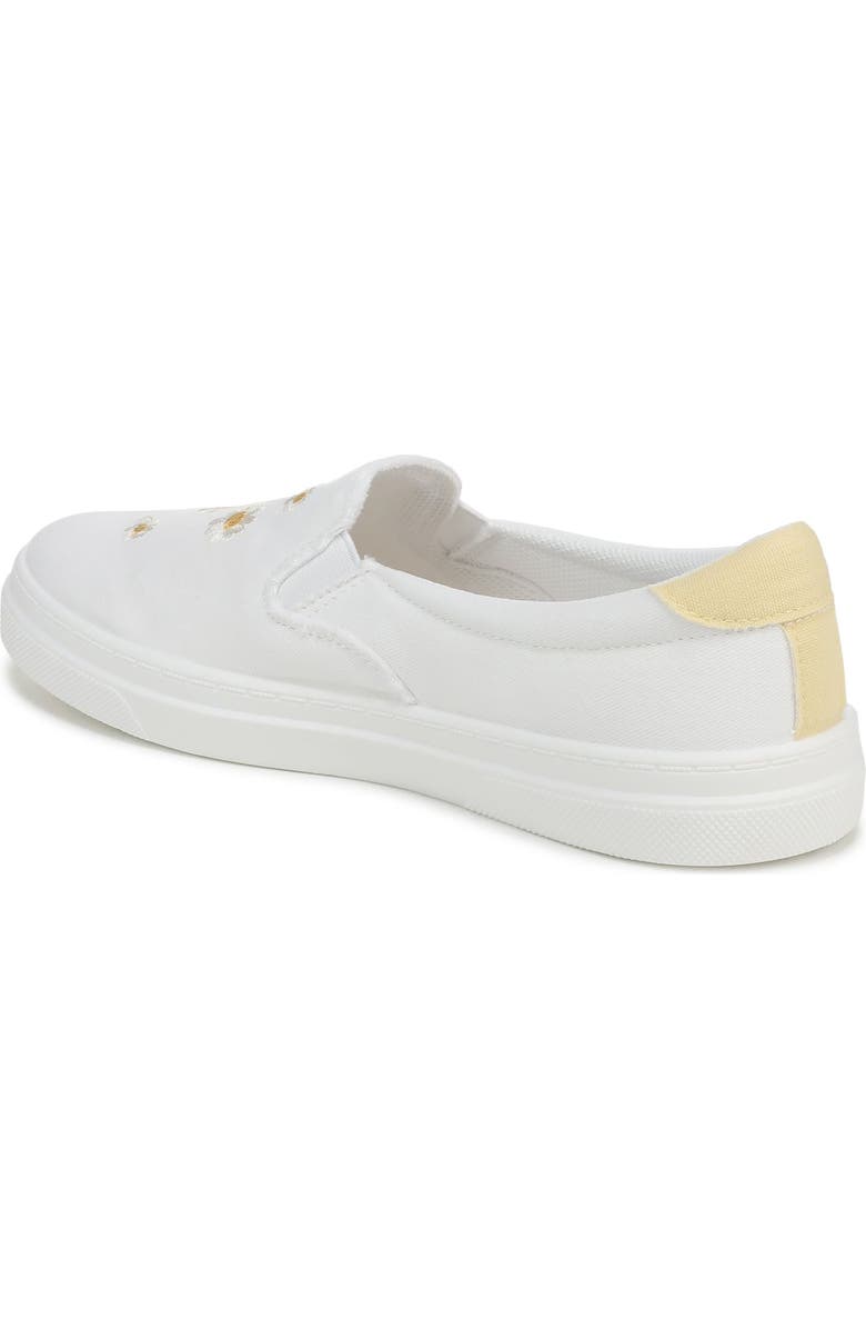 Blowfish Malibu Havasu Embroidered Slip-On Sneaker, Alternate, color, White Daisy Textile