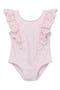 Eyelet Ruffle One-Piece Swimsuit