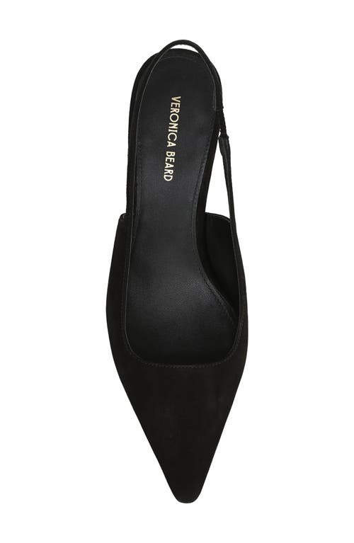 Veronica Beard Cashel Slingback Pointed Toe Pump In Black