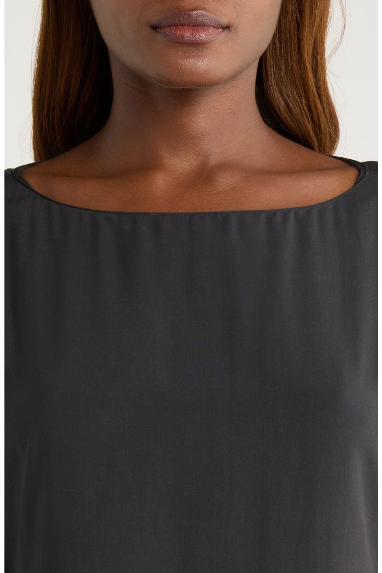 Sleek Sleep Shirt, Alternate, color, BLACK