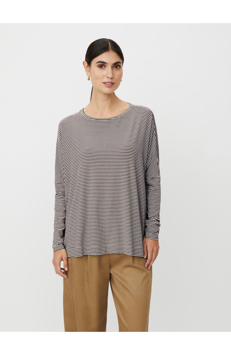 Masai Copenhagen MaBarr Oversized Stripe T-Shirt, Main, color, Navy Blazer