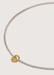Otiumberg Mixed Metal Link Up Chain Necklace