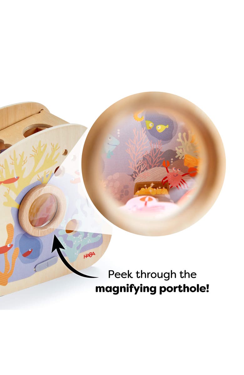 HABA Underwater World Wooden Shape Sorter Toy, Alternate, color, Multi