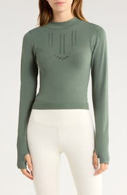 90 DEGREE BY REFLEX Porsha Seamless Long Sleeve Activewear Top