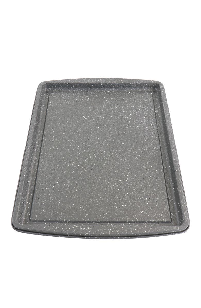 OSTER 3 Piece Carbon Steel Cookie Sheet Set, Alternate, color, Grey