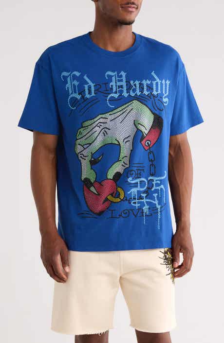 Ed Hardy Love Prisoner Cotton Graphic T-Shirt