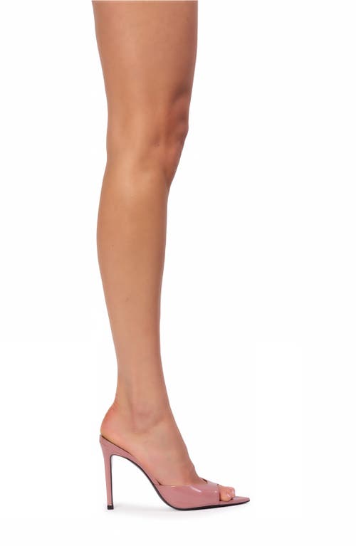 Black Suede Studio Brea Pointed Toe Sandal In Old Rose