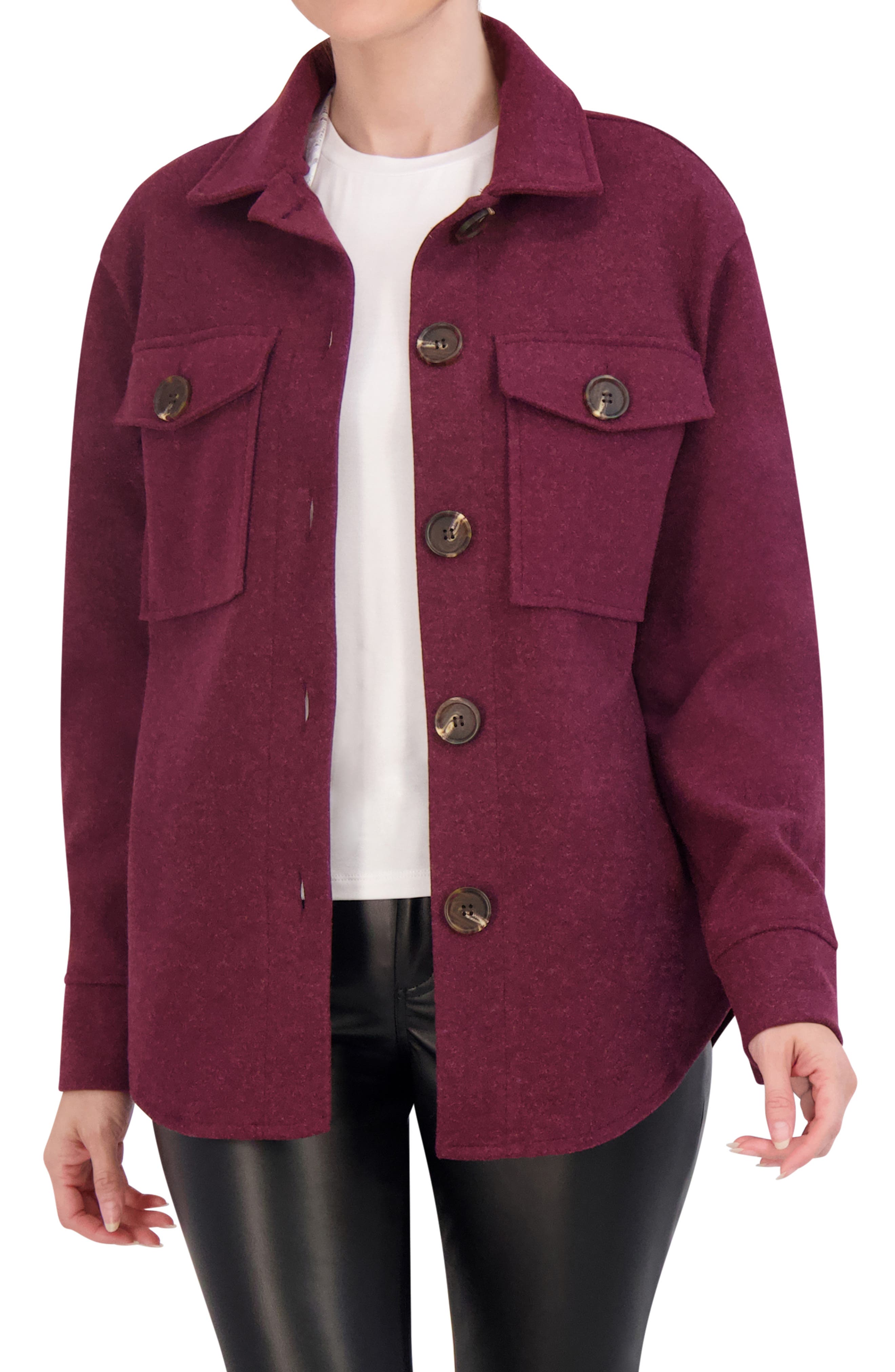 Faux Wool Shacket