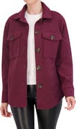 OL ITALIA Faux Wool Shacket