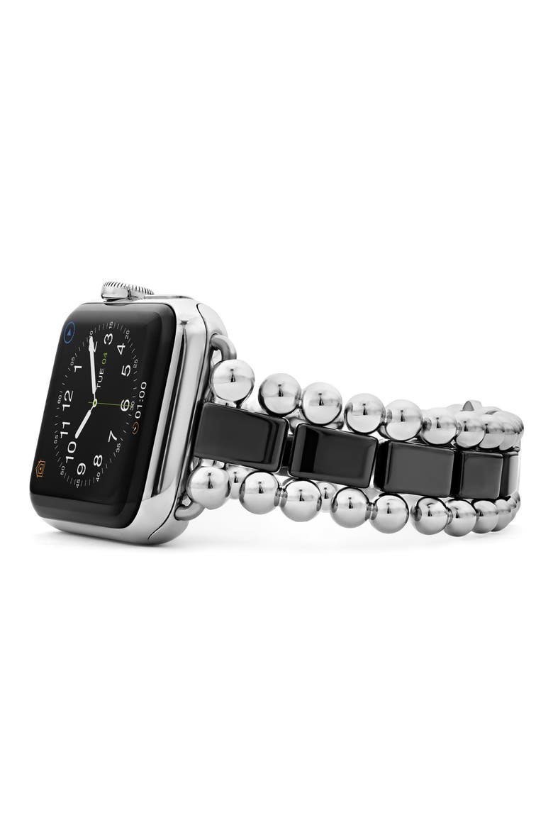 Smart Caviar Apple Watch® Watchband & Bracelet Set, Alternate, color, SILVER
