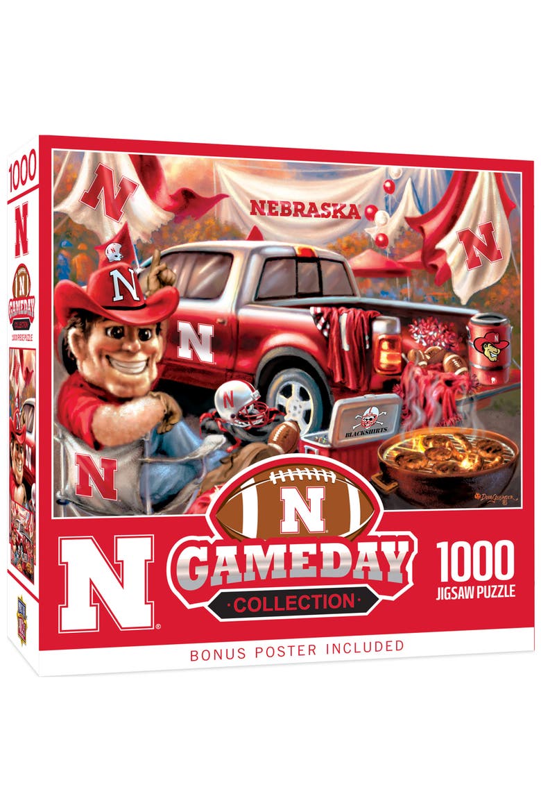 Nebraska Gameday 1000 Piece Puzzle, Main, color, Multicolor