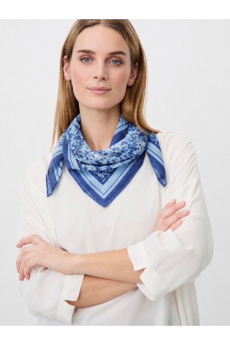 Maavalisse Lightweight Square Scarf, Alternate, color, Skyway