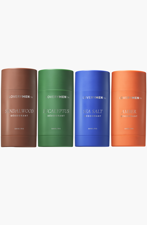 Lovery 4-pack Aluminum Free Deodorant Stick Gift Set