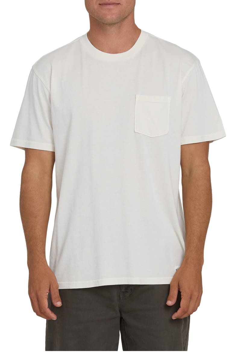 Essential Cotton Pocket T-Shirt, Main, color, OFF WHITE