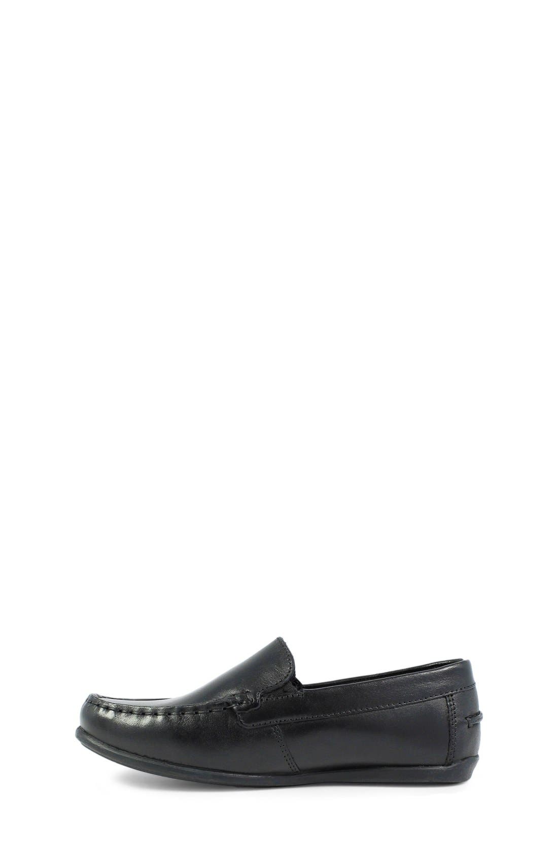Kids' Jasper Jr Venetian Loafer, Alternate, color, BLACK LEATHER