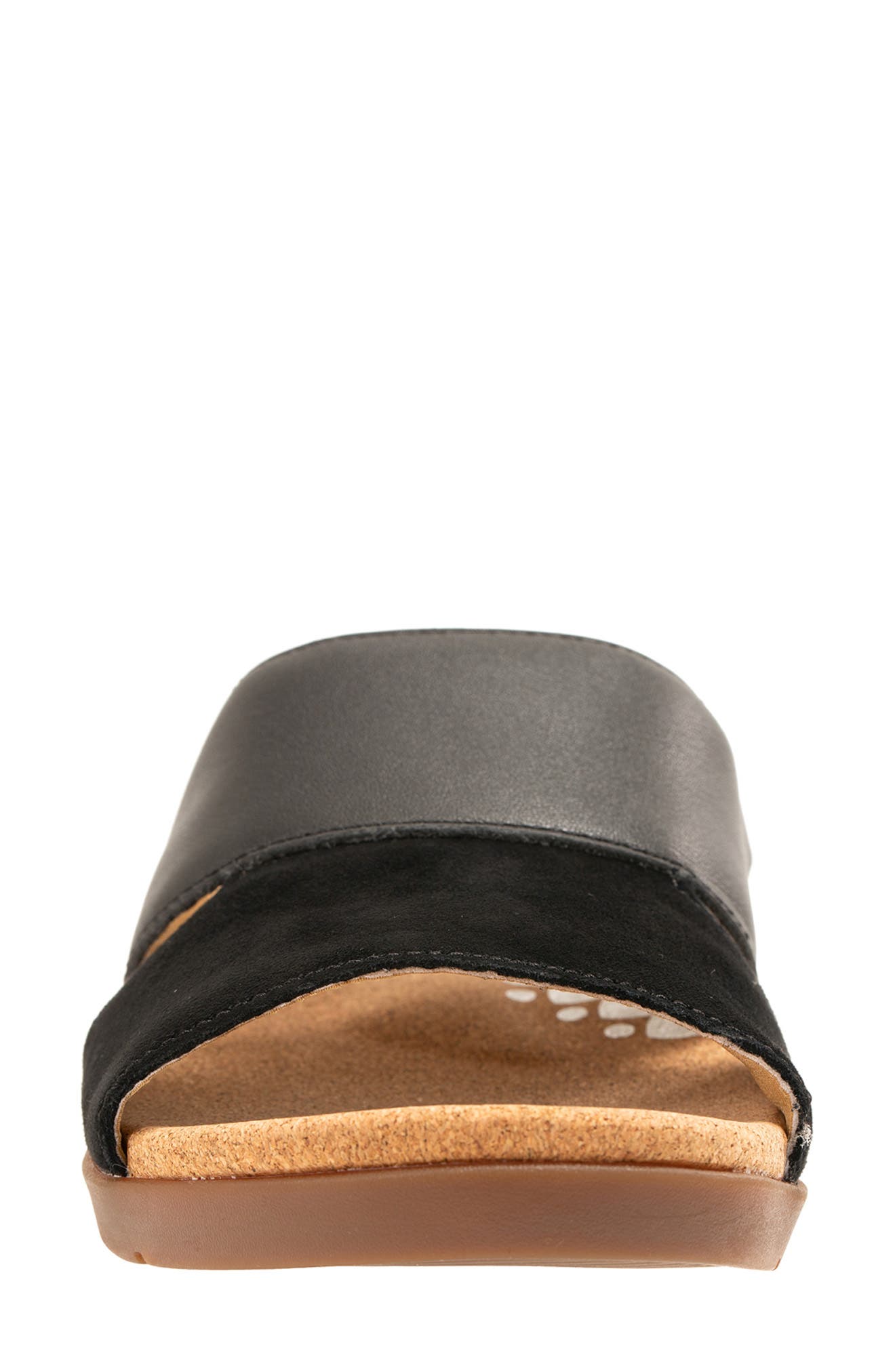 Basque Slide Sandal, Alternate, color, BLACK