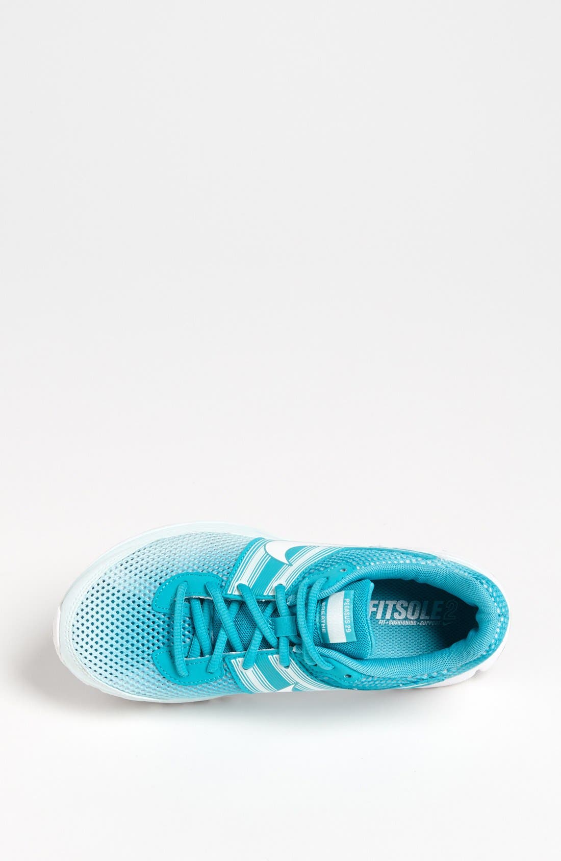 'Air Pegasus 29 Breathe' Running Shoe, Alternate, color, WHITE/ TURQUOISE