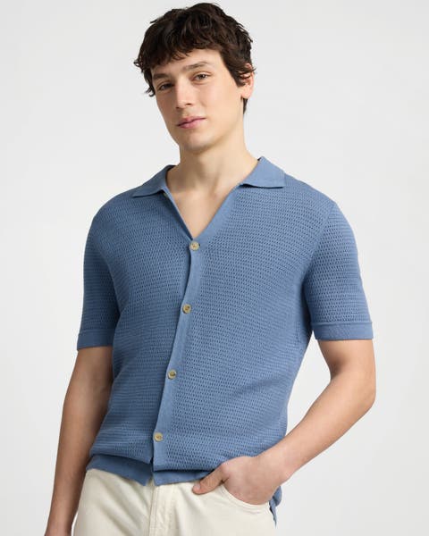 Drop Needle Button Up Shirt