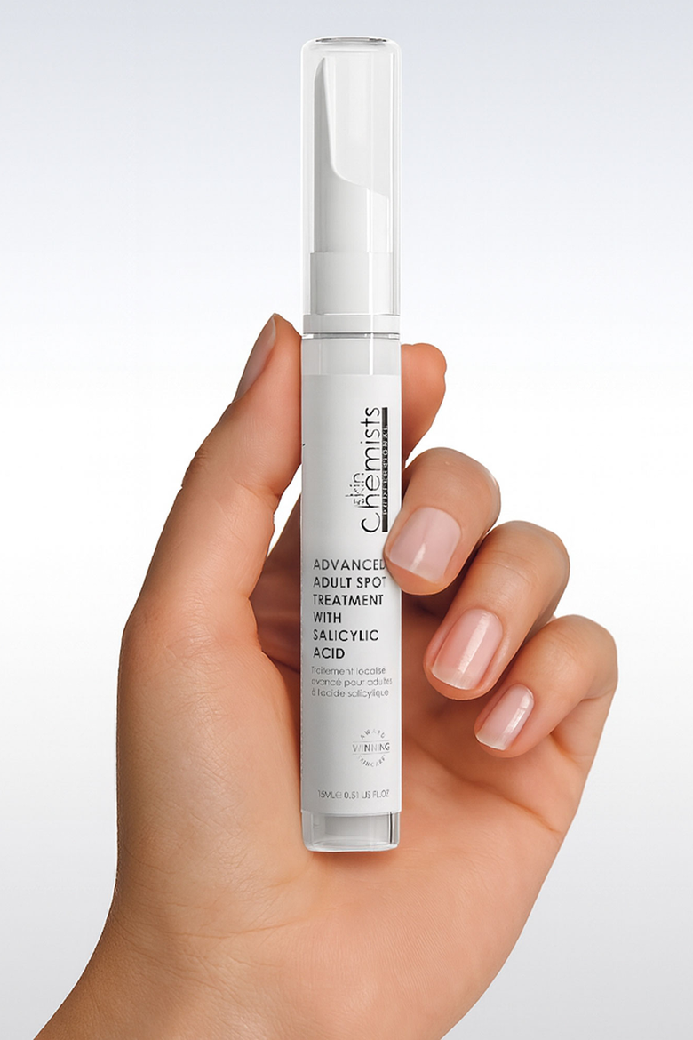 Advanced Adult Spot Treatment with Salicylic Acid 15ml for Acne & Blemishes, Large Pores, Alternate, color, White