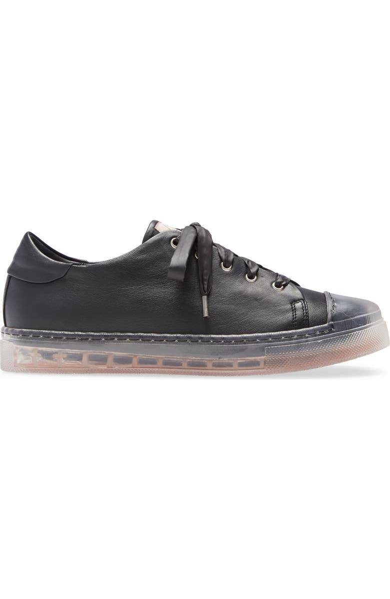 AGL Clear Sole Leather Sneaker, Alternate, color,