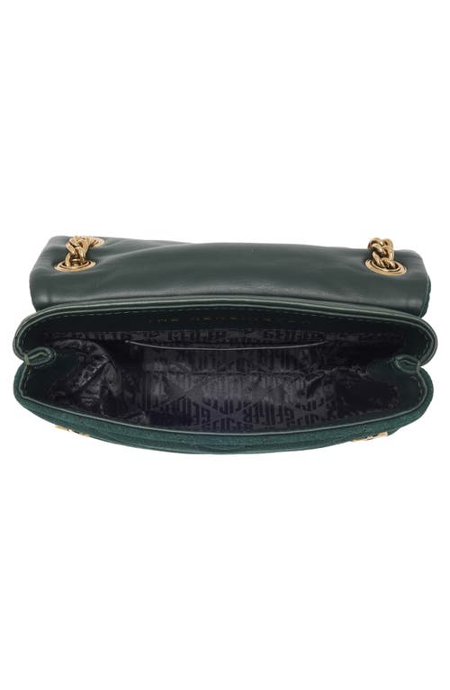 Kurt Geiger London Mini Kensington Leather Convertible Shoulder Bag In Green