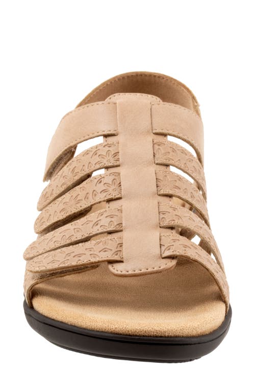 Trotters Extra Wide Width Tiki Tool Sandal In Sand