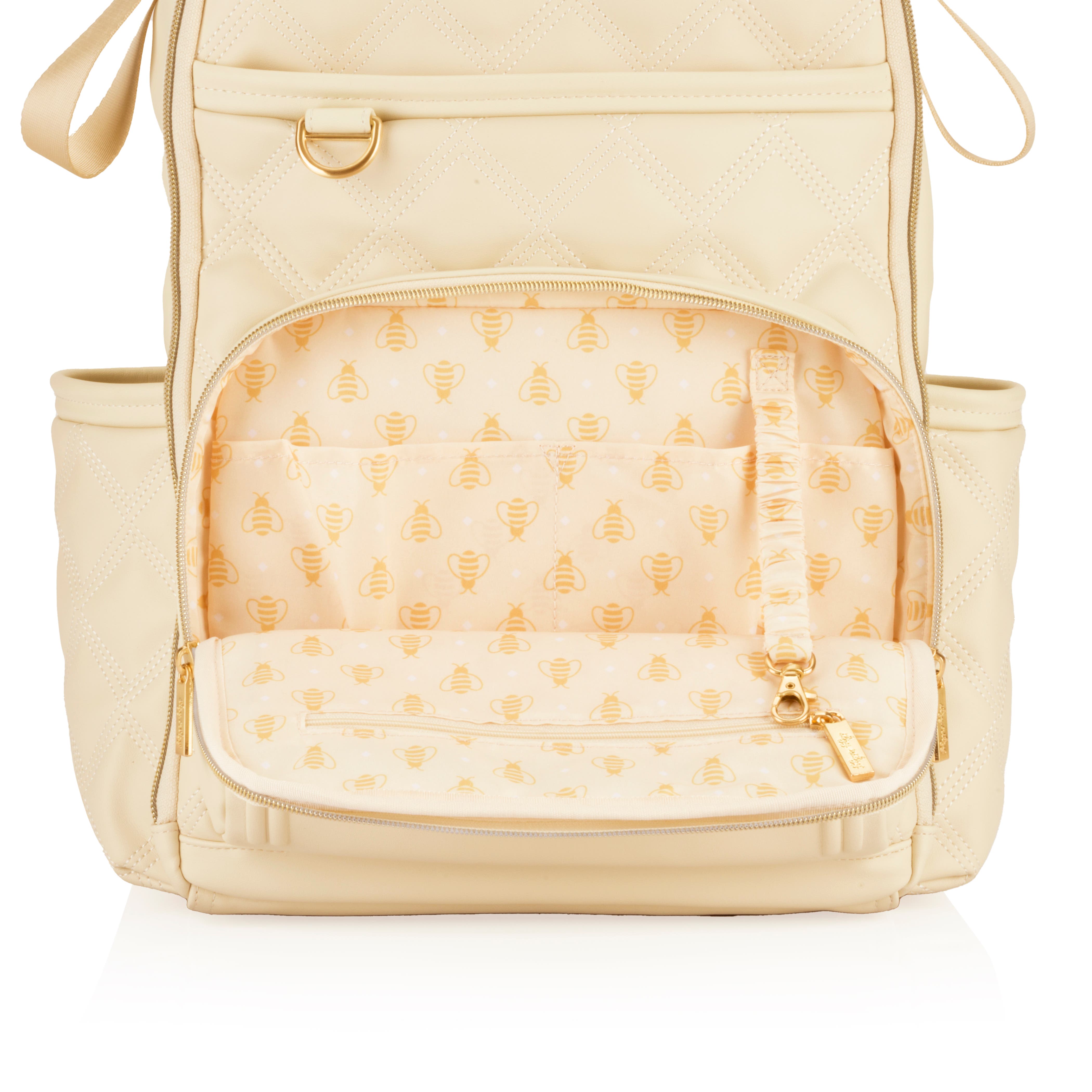 Itzy Ritzy Boss Plus Large Diaper Bag Backpack, Alternate, color, Milk 
Honey