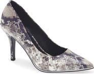 DKNY Preston Snakeskin Print Pump