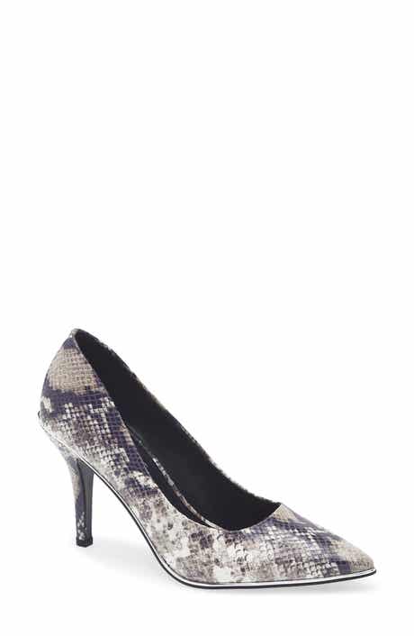 DKNY Preston Snakeskin Print Pump