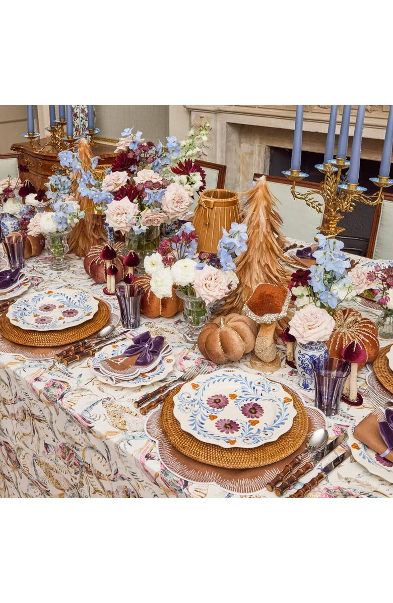 Mrs. Alice Damson Flowers Starter Plates, Alternate, color, Purple