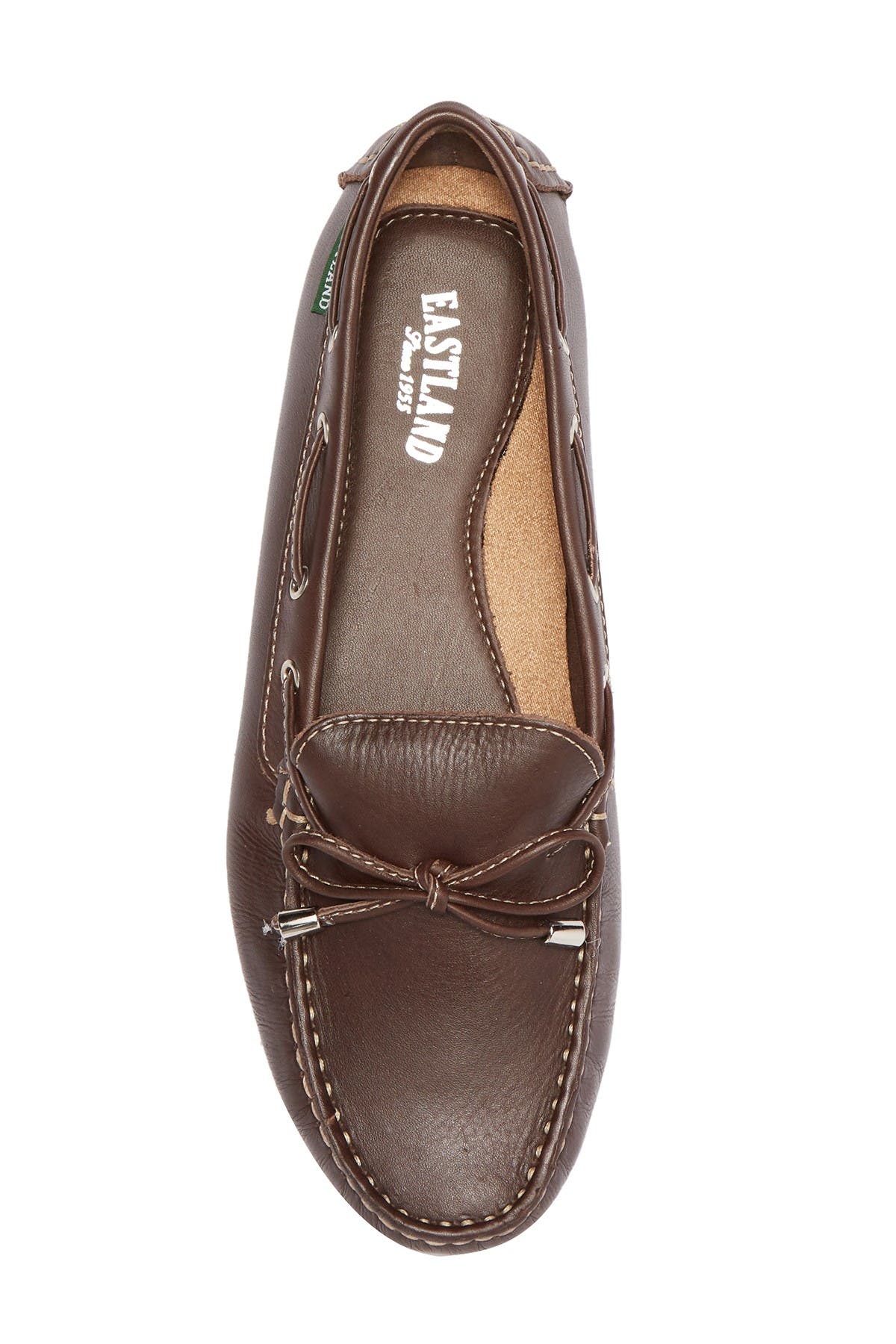 Eastland Marcella Leather Moc Loafer, Alternate, color, Brown